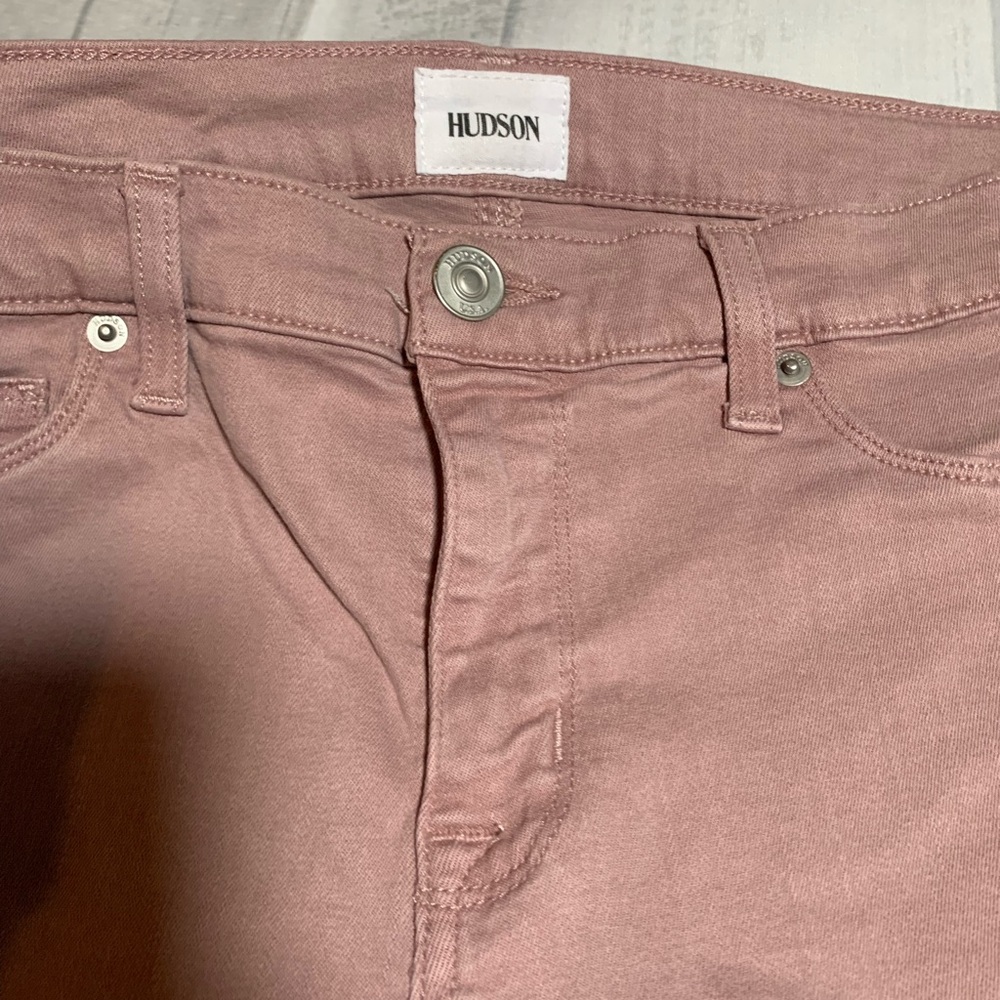 Hudson Krista ankle super skinny Jeans. Mid rise. Mauve. Size 31. - Picture 3 of 11